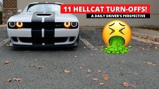 11 HELLCAT TURN-OFFS  Daily Driven Challenger Hellcat POV