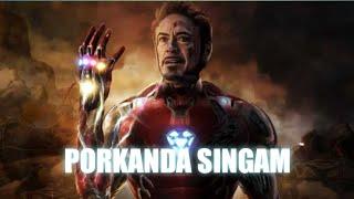 Ironman x Porkanda singam whatsapp status tamil  AKASH CREATIONS #ironman #vikram #akashcreations