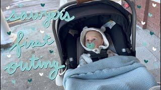 Reborn Baby Sawyers First Outing Shopping with Reborn Doll  Kelli Maple