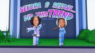 Sekora & Sefari Did This Trend  Roblox Game AM Dance Gameplay