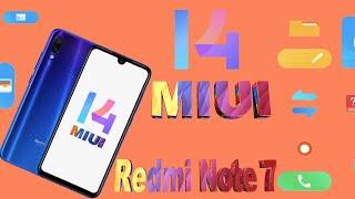 MIUI 14  PORT на Xiaomi Redmi Note 7
