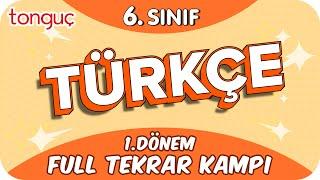 6. Sınıf Türkçe 1. Dönem Full Tekrar  #2024