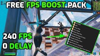 *ULTIMATE* Free Fortnite FPS boost Pack  Boost Fps Lower Delay & Lower Ping