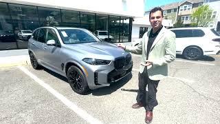 The 2025 BMW X5 in Frozen Pure Grey with Silverstone interior is truly unique.