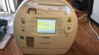 Detailed Look at @ Canon Selphy ES30 Portable Compact Photo Picture Printer White in Color