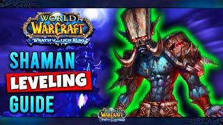 WOTLK Classic Shaman Leveling Guide Talents Tips & Tricks Rotation Gear