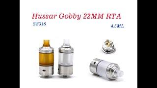 SS316 Hussar style Gobby RTA 22MM 4.5ML Atomizer by Wejoytech