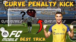 HOW TO DO CURVED PENALTY KICK IN FC MOBILE  FULL TUTORIAL TO DO CURVE PENALTY KICK IN FC 24#viral