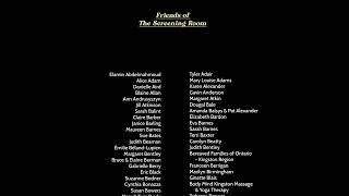 2021 Friends of The Screening Room  End Credits