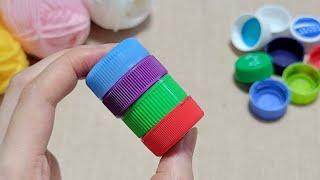 I make MANY and SELL them all Super Genius Recycling Idea with Plastic bottle cap