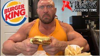 Ryback Feeding Time Burger King New Honey Mustard BK Royal Chicken Sandwich Review