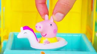 Peppa Pig Official Channel  Muddy Footprints  Play-Doh Show Stop Motion