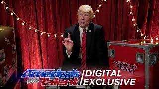 Singing Trump Addresses the AGT Nation - Americas Got Talent 2017