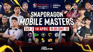  LIVE Snapdragon Mobile Masters 2024  Day 3  Free Fire