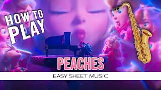 Tenor Sax Peaches EASY Sheet Music