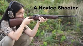 Angel Kim shoots Keystone 722 Youth rifle