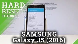 HARD RESET SAMSUNG Galaxy J5 2016 - Delete Data & Setting