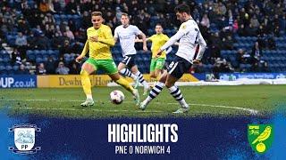 Highlights PNE 0 Norwich City 4