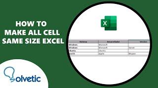 How to Make All Cell Same Size Excel