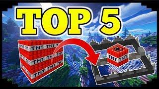  TOP 5 TNT Traps In Minecraft