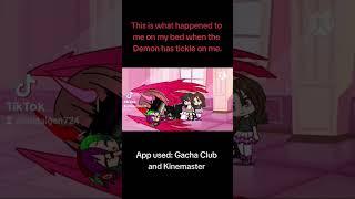 Metalgens cute laughing. first short video app used Gacha Club and Kinemaster.