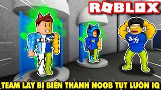 Roblox  VỪA THOÁT KHỎI TÙ SIÊU LÚ TEAM LẦY BỊ BẮT VÀO MÁY BIẾN THÀNH NOOB TỤT IQ - Trapped Part 2