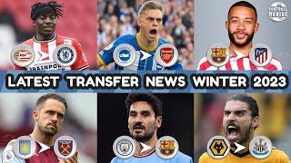 LATEST CONFIRMED & RUMOURS TRANSFERS WINTER 2023    Trossard Madueke Depay Sommer  