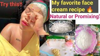 How To Promix A lightening and Whitening Face Cream Using 2 Methods  My favorite face Cream Recipe