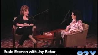 Susie Essman with Joy Behar at 92Y