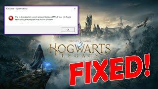 Решение проблемы Hogwarts Legacy Нет EMP.dll файла. Ошибка при запуске игры HogwartsLegacy.