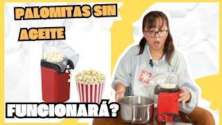 Esta maquina hace palomitas sin ACEITE  Probando productos virales