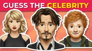 GUESS THE CELEBRITY BY EMOJI   Celebrity Quiz