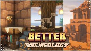 Better Archeology Minecraft Mod Showcase  Improved Archeology & Artifacts  Fabric & Forge 1.20