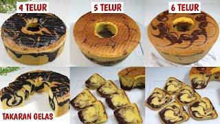 3 RESEP BOLU MARMER TAKARAN GELAS