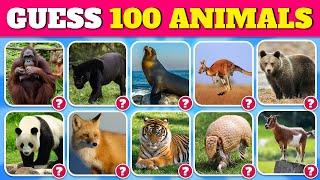 Guess 100 Animals in 3 Seconds  Easy Medium Hard Impossible