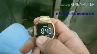 how to set touch screen casio digital watch