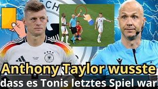 Eilmeldung Anthony Taylor wusste dass es Kroos letztes Spiel war und bevorzugte ihn?