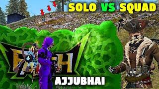 AJJUBHAI OP SOLO VS SQUAD ON CLOCK TOWER - FREE FIRE HIGHLIGHTS @TotalGaming093