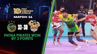 Patna Pirates Held Their Nerve In a Thrilling Contest To End Gujarats Winning Run  PKL 10