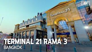 Terminal 21 Rama 3 Bangkok Shopping Mall Walkthrough 2023 4K