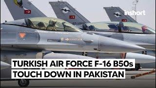 Turkish air force f-16 block 50s touch down in Pakistan for Indus Shield Air Exercise  InShort