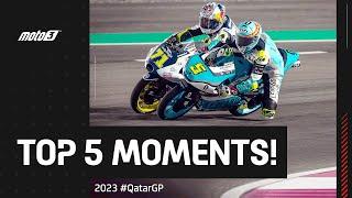 Top 5 Moto3™ Moments   2023 #QatarGP