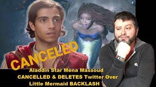 Aladdin Star  Mena Massoud CANCELLED & DELETES Twitter Over Little Mermaid BACKLASH