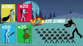 Stickman Mod Ice Classic Characters Fight Zombie  SITCK WAR LEGASY MOD