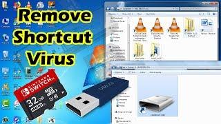 How to Remove Shortcut Virus from Pendrive & Memory card  Using cmd Easily