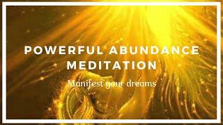 Powerful Abundance Meditation - Manifest Your Dreams