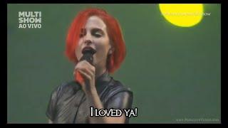 Paramore - Still Into You live lyrics on screen presented by sleeplacker21