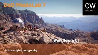 Get Started With DxO Photolab 7 - Episode 1 Workflow And Ui