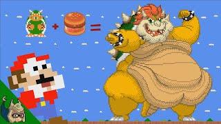  Mario vs Super Sized Fat Bowser MAZE Mario Cartoon Animation