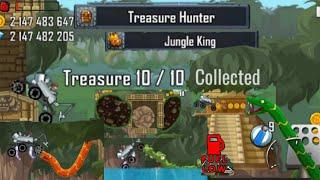 hill climb racing in jungle all 10 treasures collected next?#mod apk